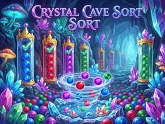 Гульня Crystal Cave Sort