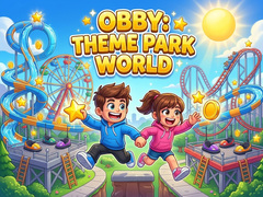 Гульня Obby: Theme Park World