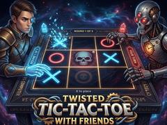 Гульня Twisted Tic-Tac-Toe with Friends