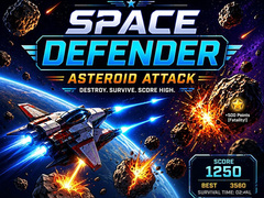 Гульня Space Defender: Asteroid Attack