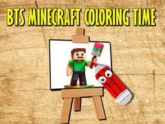 Гульня BTS Minecraft Coloring Time
