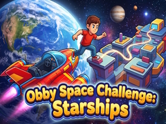 Гульня Obby Space Challenge: Starships