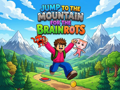 Гульня Jump to the Mountain for the Brainrots