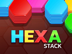 Гульня Hexa Stack