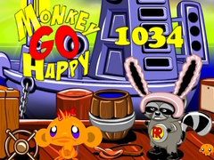 Гульня Monkey Go Happy Stage 1034