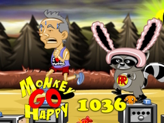 Гульня Monkey Go Happy Stage 1036