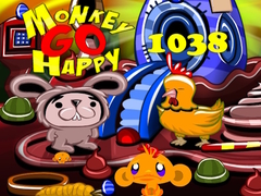 Гульня Monkey Go Happy Stage 1038