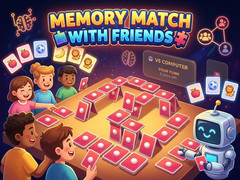 Гульня Memory Match with Friends