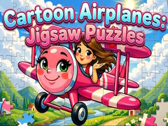Гульня Cartoon Airplanes: Jigsaw Puzzles