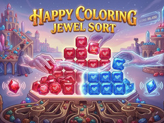 Гульня Happy Coloring Jewel Sort