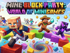 Гульня Mine Block Party World of Minigames
