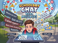 Гульня Schoolboy Chat: Real Messages