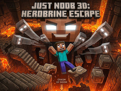Гульня Just Noob 3D: Herobrine Escape