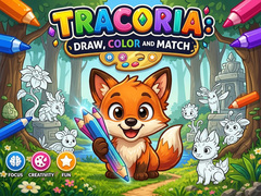 Гульня Tracoria: Draw, Color & Match