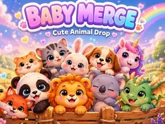 Гульня Baby Merge сute Animal Drop