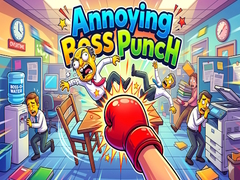 Гульня Annoying Boss Punch