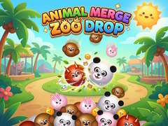 Гульня Animal Merge Zoo Drop