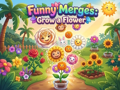 Гульня Funny Merges: Grow a Flower