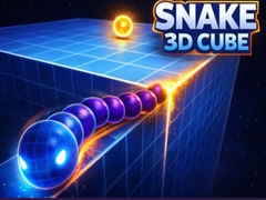 Гульня Snake 3D Cube