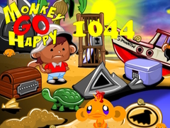Гульня Monkey Go Happy Stage 1044