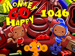 Гульня Monkey Go Happy Stage 1046