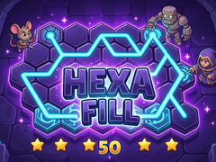 Гульня Hexa Fill