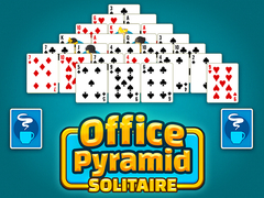 Гульня Office Pyramid Solitaire