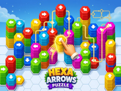 Гульня Hexa Arrows Puzzle