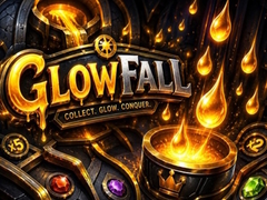 Гульня Glow Fall