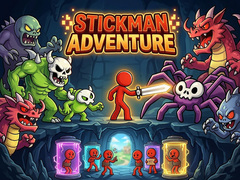 Гульня Stickman Adventure