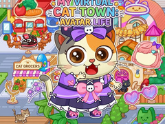 Гульня My Virtual Cat Town: Avatar Life 