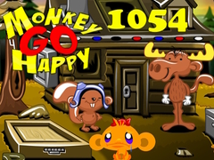 Гульня Monkey Go Happy Stage 1054