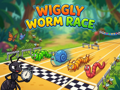 Гульня Wiggly Worm Race