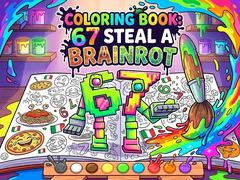 Гульня Coloring Book: 67 Steal A Brainrot