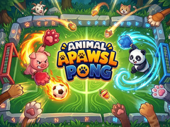 Гульня Animal Paws Pong