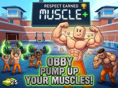 Гульня Obby Pump Up Your Muscles! 