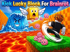 Гульня Kick Lucky Block For Brainrot