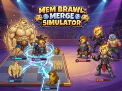 Гульня Mem Brawl: Merge Simulator