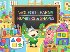 Гульня Wolfoo Learns Numbers & Shapes