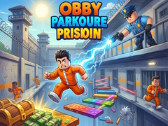 Гульня Obby Parkour Escape Prison