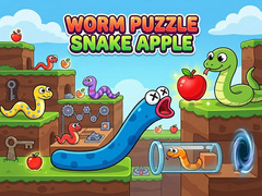 Гульня Worm Puzzle: Snake Apple