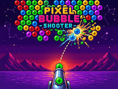 Гульня Pixel Bubble Shooter