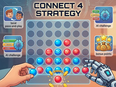 Гульня Connect 4 Strategy