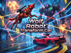Гульня Wolf Robot Transform Car