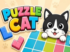 Гульня Puzzle cat