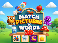 Гульня Match Pictures to Words 3D