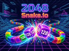 Гульня 2048 Snake.io