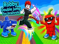 Гульня Robby: Double jump for brainrots