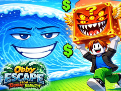 Гульня Obby Escape from Tsunami Brainrot