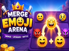 Гульня Merge Emoji Arena